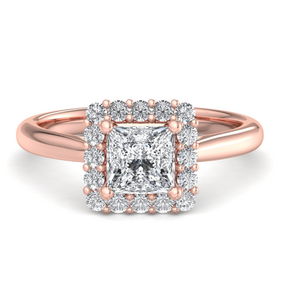 PRINCESS HALO WITH HIDDEN HALO RING