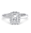 RADIANT HALO WITH HIDDEN HALO RING