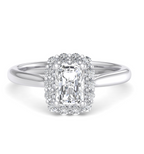 RADIANT HALO WITH HIDDEN HALO RING