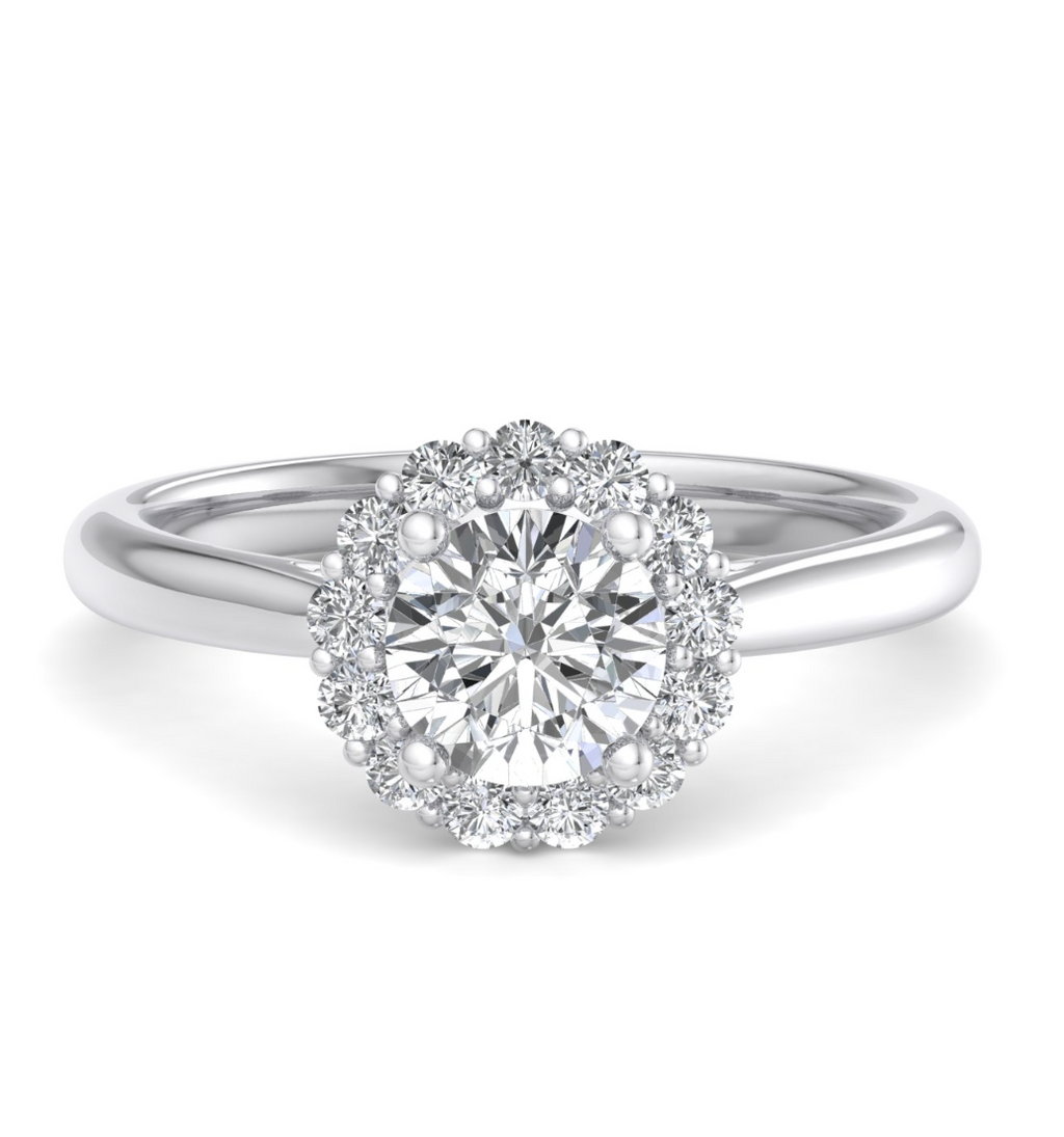 ROUND HALO WITH HIDDEN HALO RING