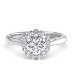 ROUND HALO WITH HIDDEN HALO RING