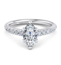 MARQUISE PAVE WITH HIDDEN HALO RING