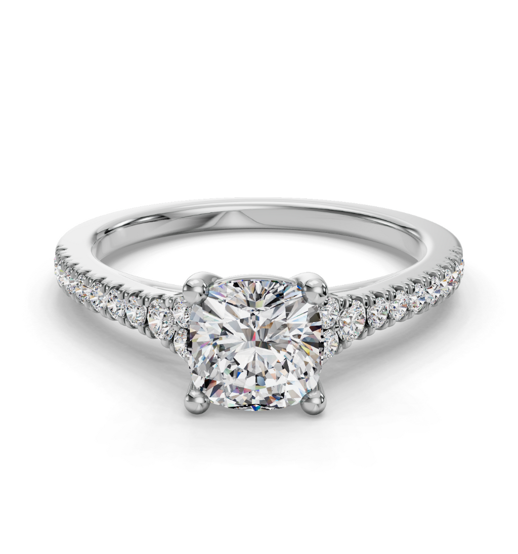 CUSHION CATHEDRAL RING