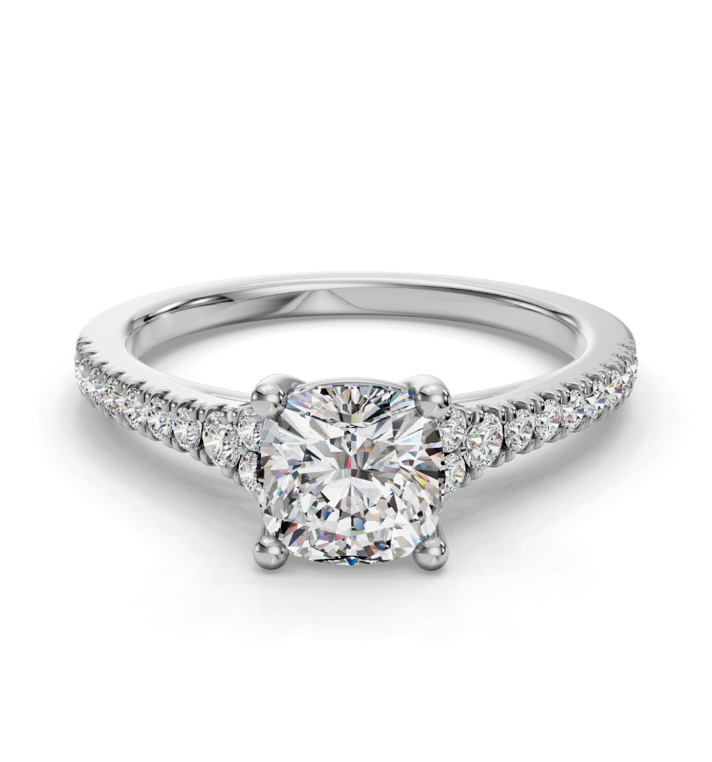 CUSHION CATHEDRAL RING