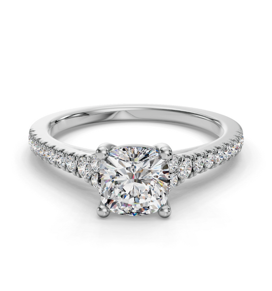 CUSHION CATHEDRAL RING