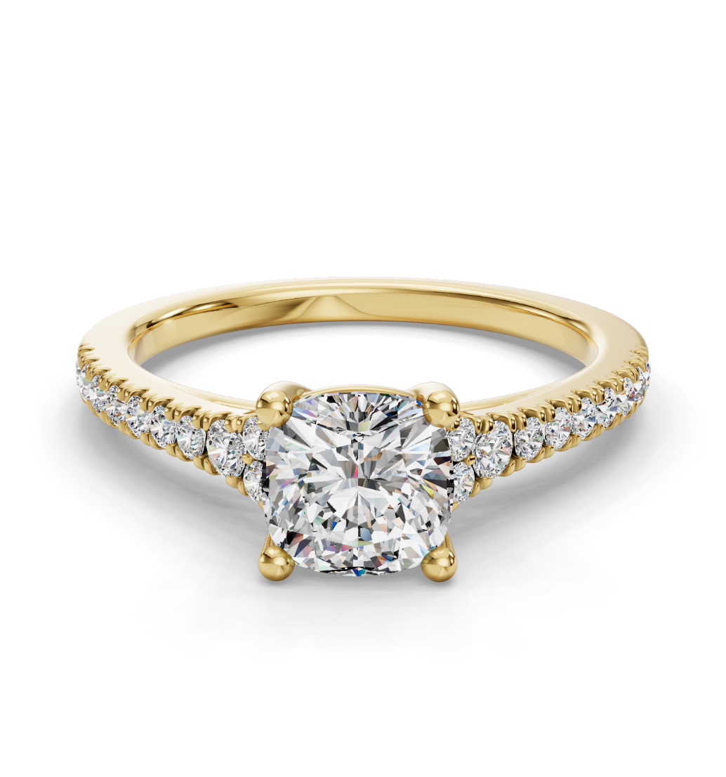 CUSHION CATHEDRAL RING