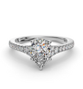 PEAR CATHEDRAL RING