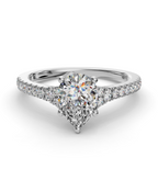 PEAR CATHEDRAL RING