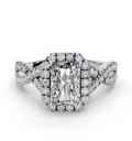 RADIANT NATURE INSPIRED HALO RING