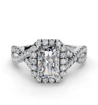 RADIANT NATURE INSPIRED HALO RING