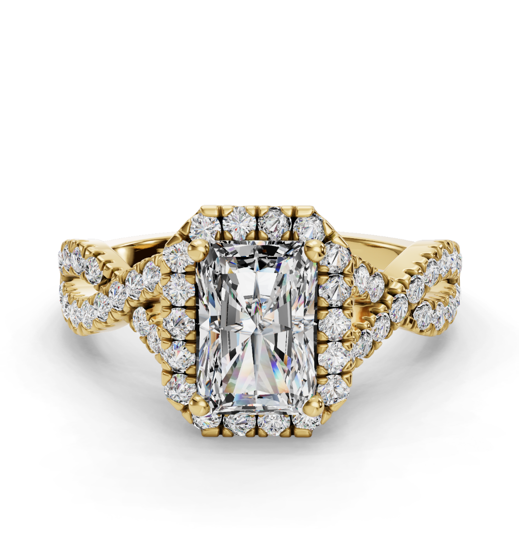 RADIANT NATURE INSPIRED HALO RING
