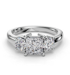 PRINCESS 3 STONE RING