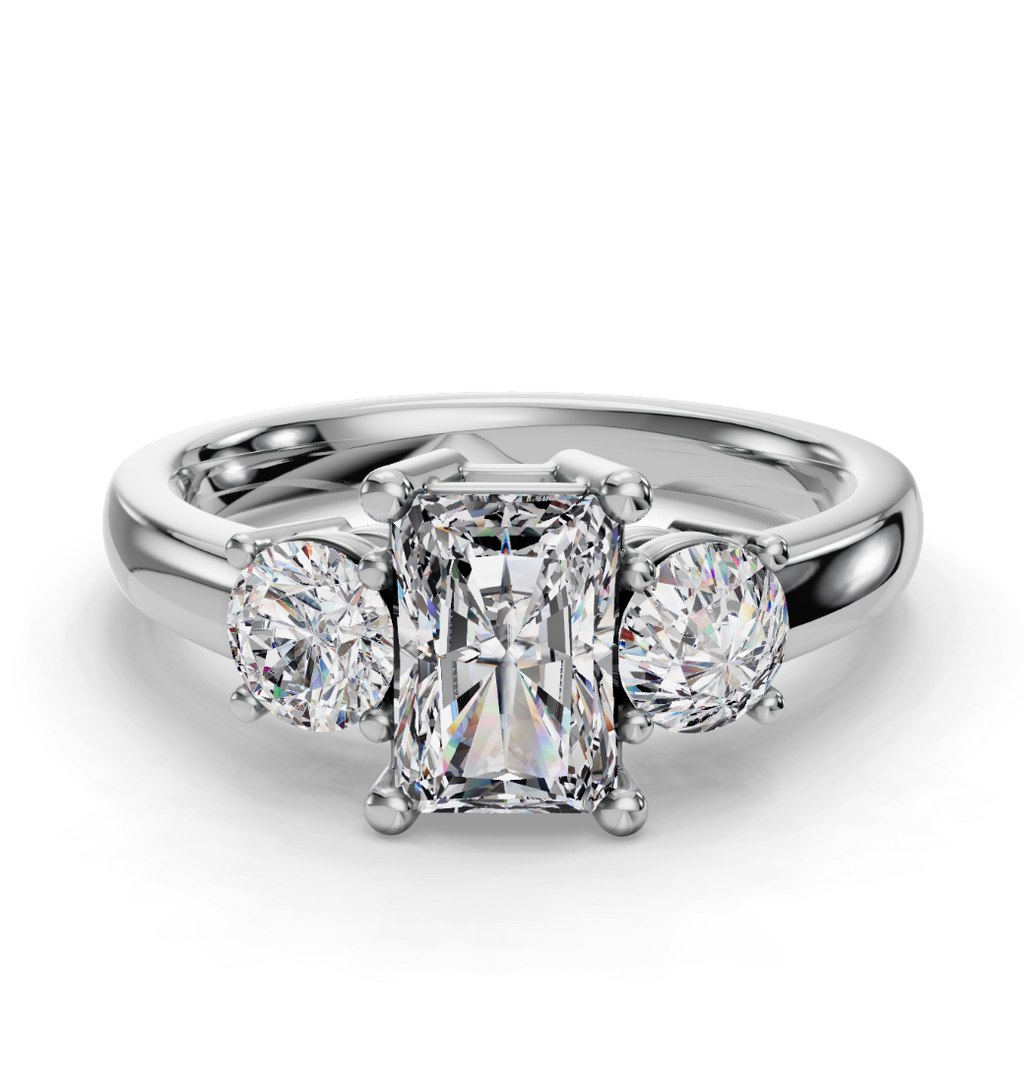 RADIANT 3 STONE RING