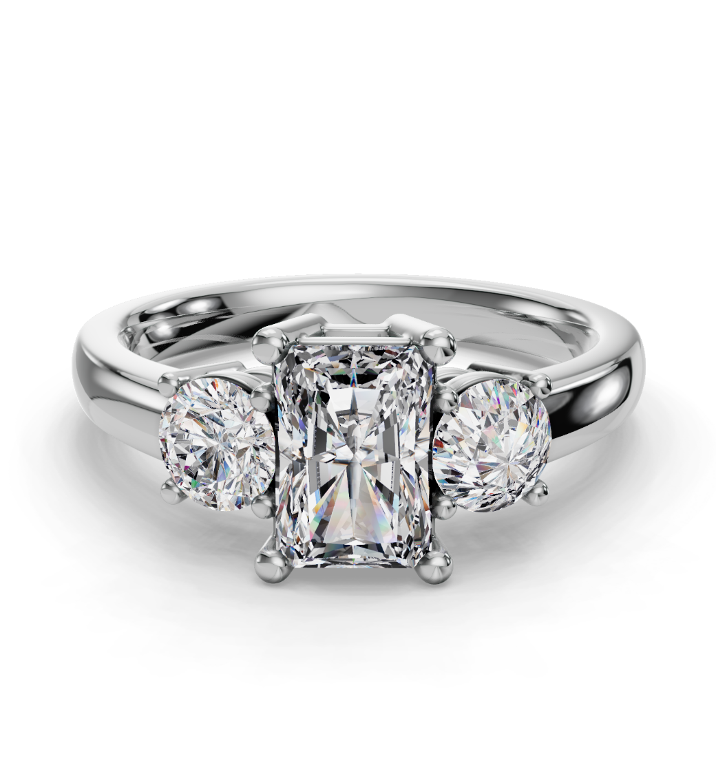 RADIANT 3 STONE RING