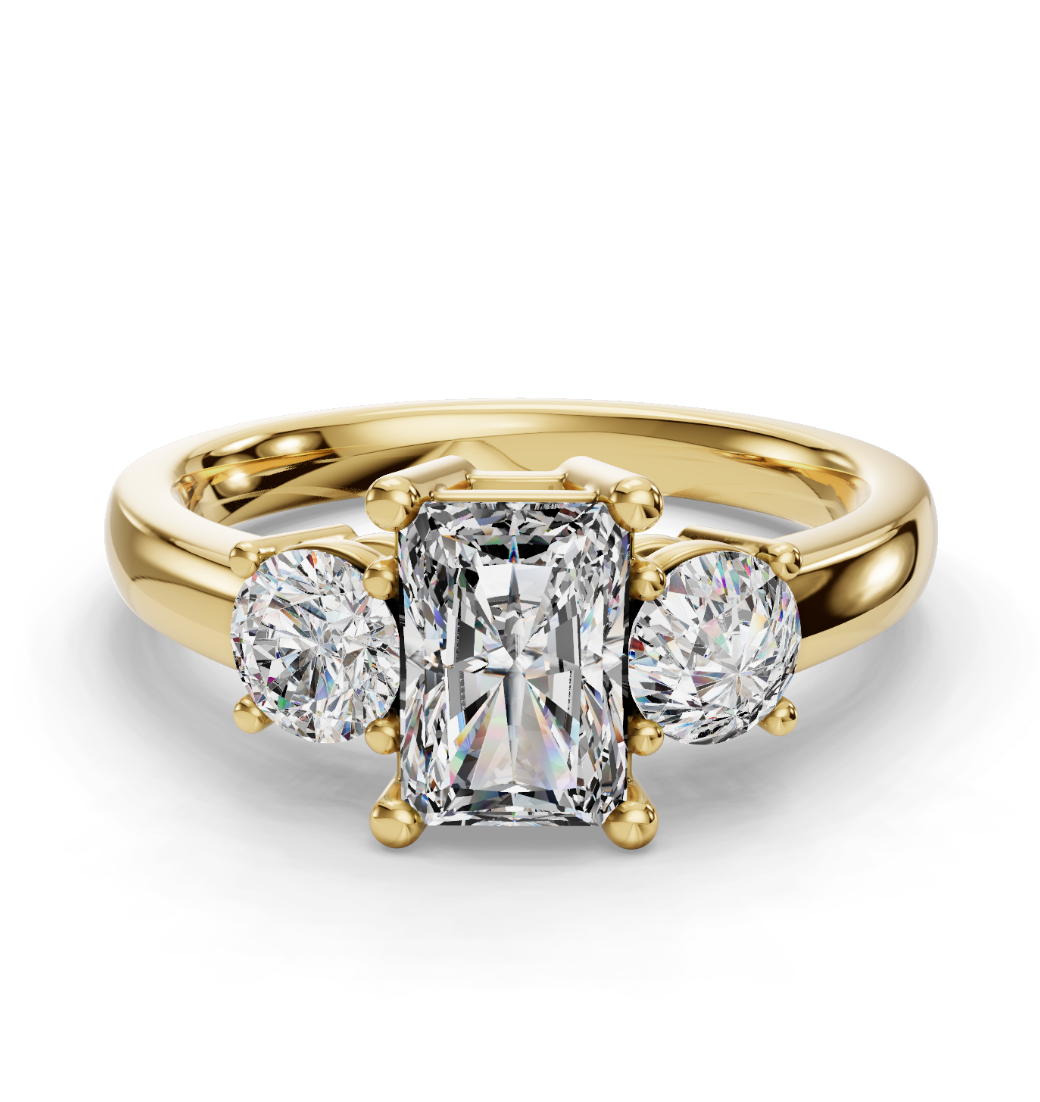 RADIANT 3 STONE RING