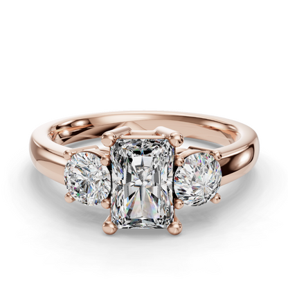 RADIANT 3 STONE RING