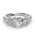ROUND 3 STONE RING
