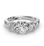 ROUND 3 STONE RING