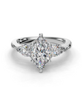MARQUISE 3 STONE RING