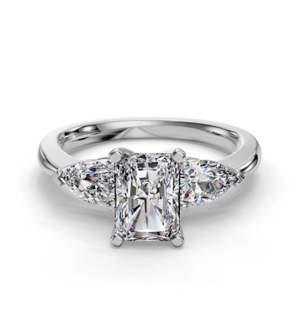 RADIANT 3 STONE RING
