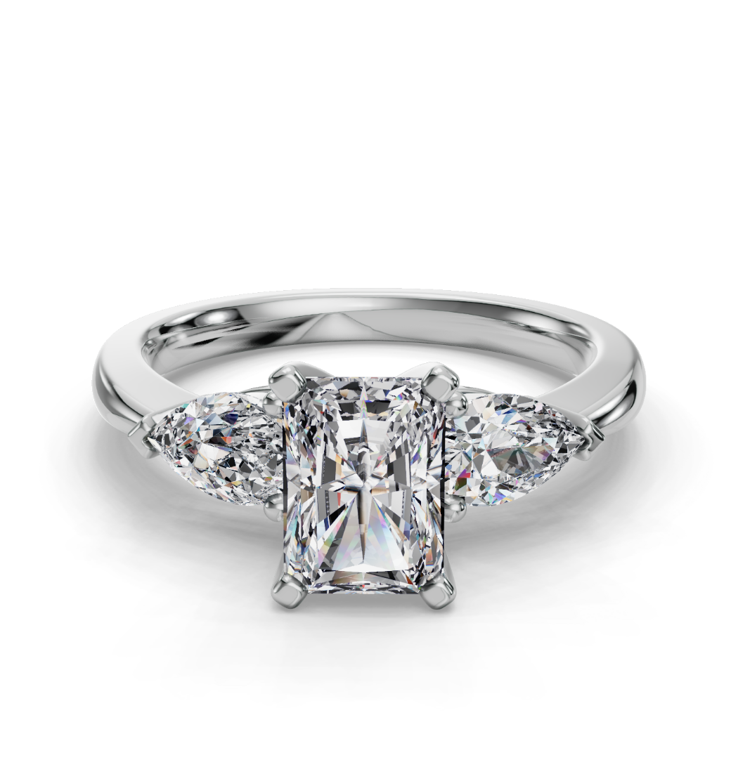 RADIANT 3 STONE RING