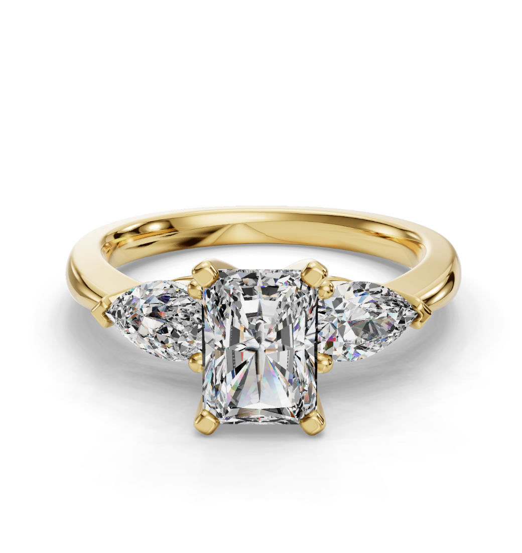 RADIANT 3 STONE RING