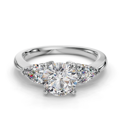 ROUND 3 STONE RING