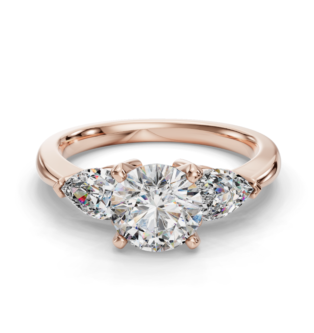ROUND 3 STONE RING