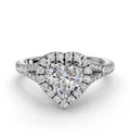 HEART CATHEDRAL WITH HALO RING