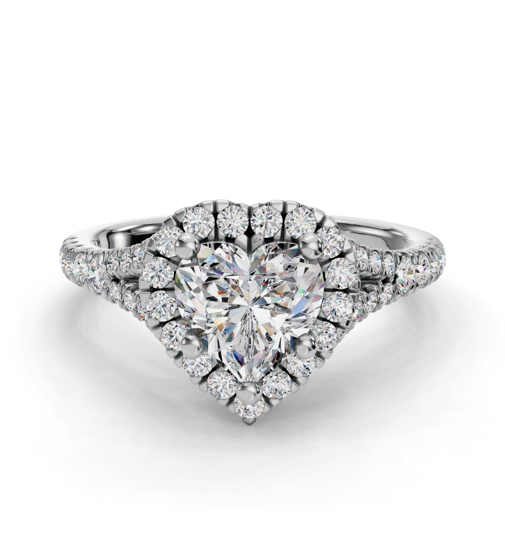 HEART CATHEDRAL WITH HALO RING