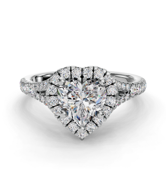HEART CATHEDRAL WITH HALO RING
