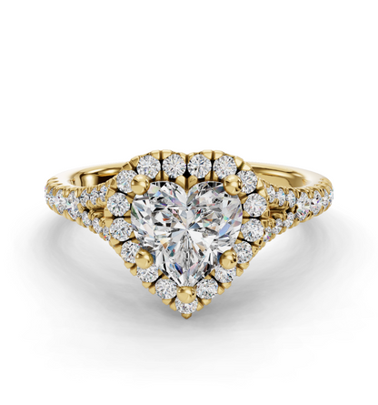 HEART CATHEDRAL WITH HALO RING