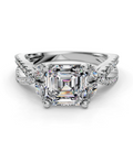 ASSCHER NATURE INSPIRED RING