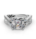 ASSCHER NATURE INSPIRED RING