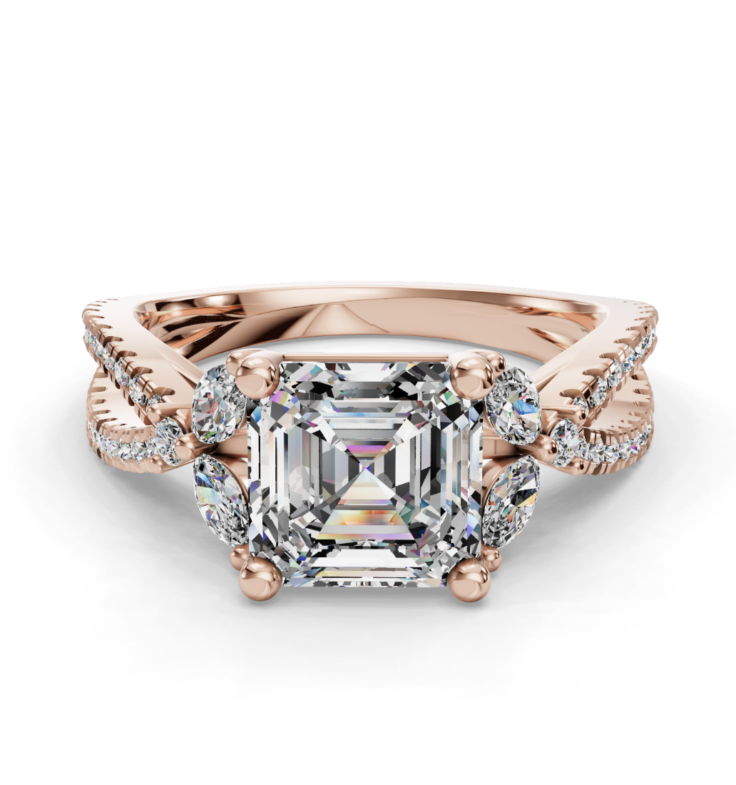 ASSCHER NATURE INSPIRED RING