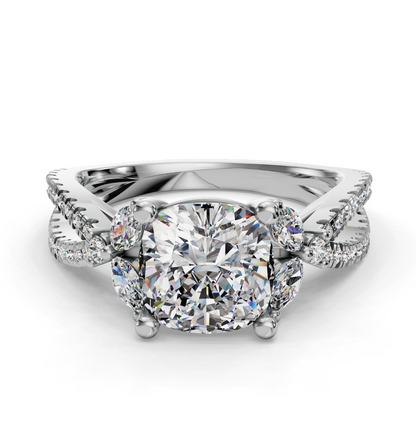 CUSHION NATURE INSPIRED RING