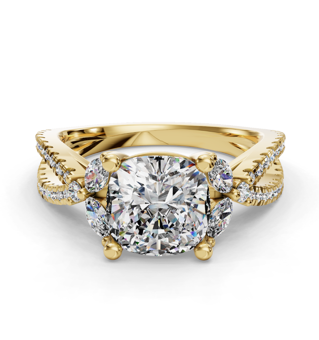 CUSHION NATURE INSPIRED RING