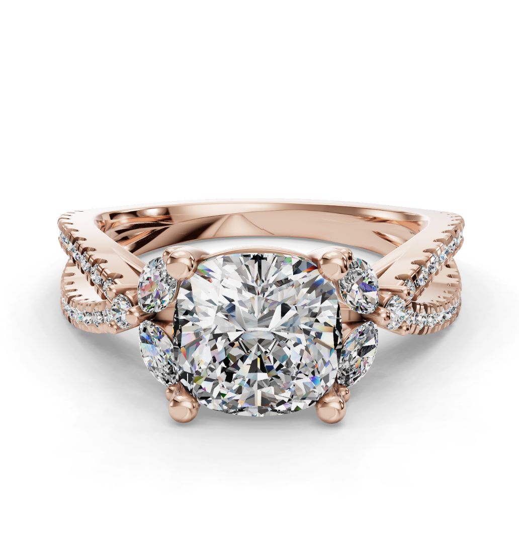 CUSHION NATURE INSPIRED RING