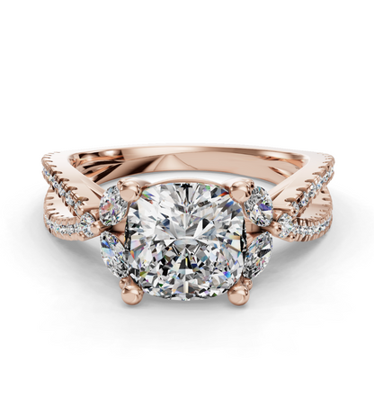 CUSHION NATURE INSPIRED RING