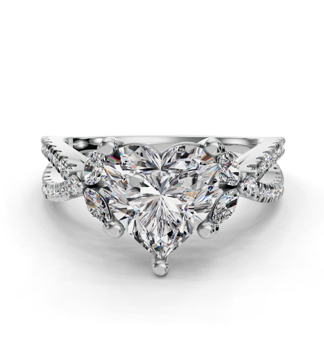 HEART NATURE INSPIRED RING