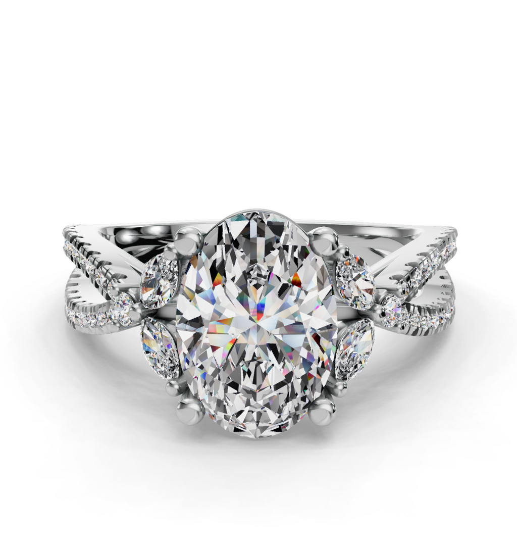 OVAL NATURE INSPIRED RING
