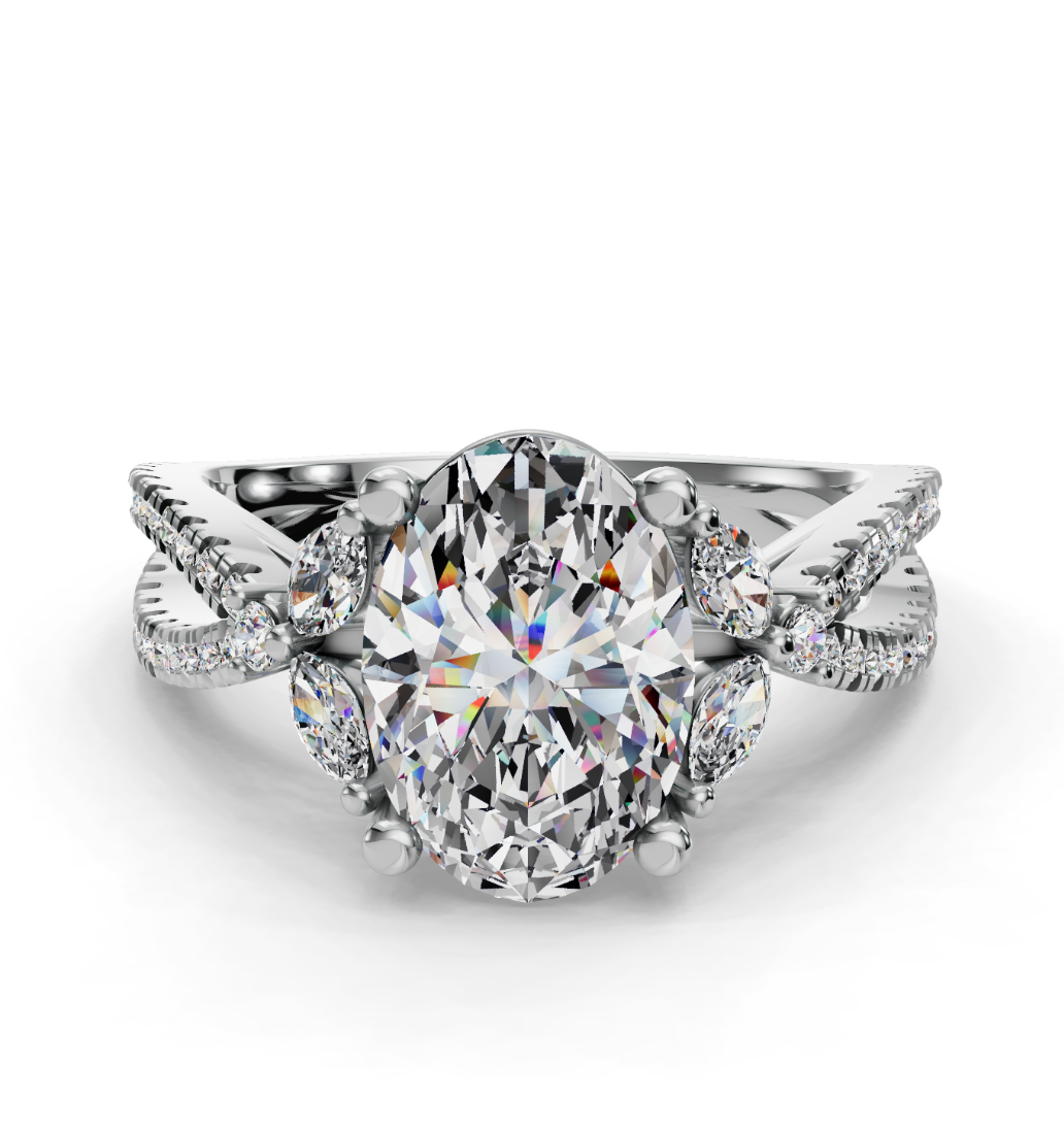 OVAL NATURE INSPIRED RING