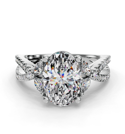 OVAL NATURE INSPIRED RING