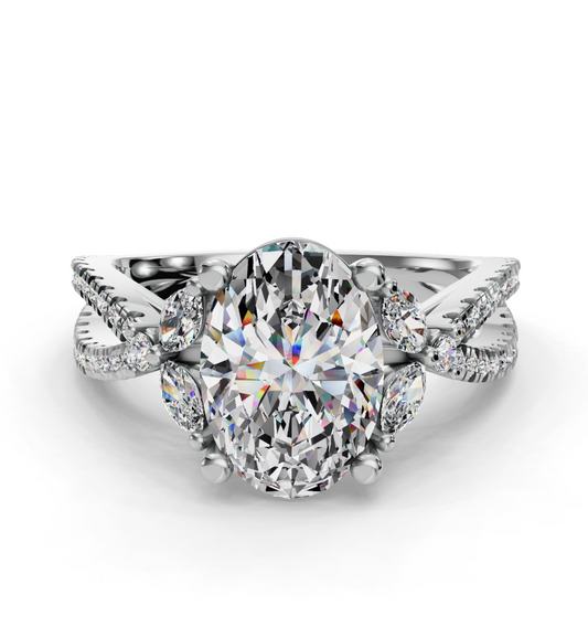 OVAL NATURE INSPIRED RING