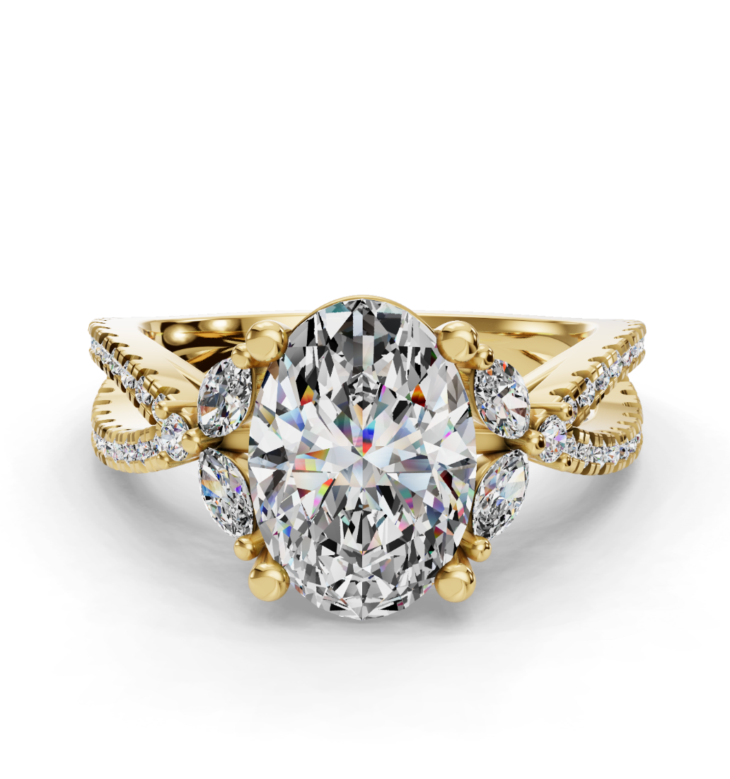 OVAL NATURE INSPIRED RING