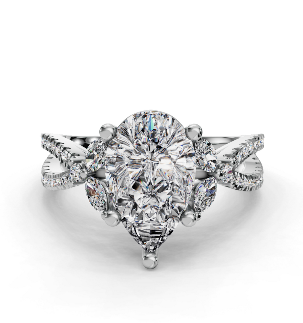 PEAR NATURE INSPIRED RING