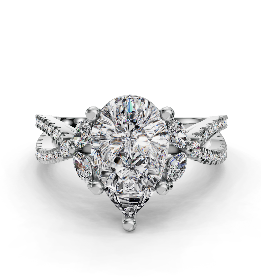PEAR NATURE INSPIRED RING
