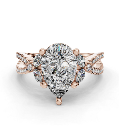 PEAR NATURE INSPIRED RING