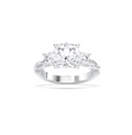 ROUND SIDE STONES RING