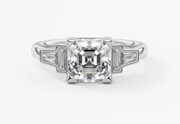 ASSCHER VINTAGE RING